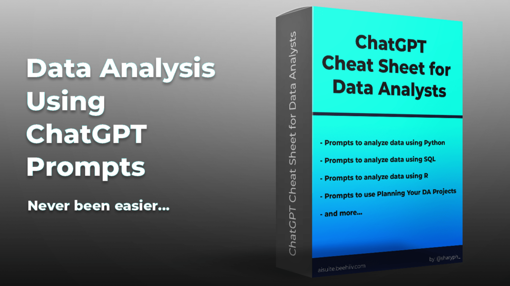 ChatGPT Cheat Sheet for Data Analysts - mydataroad