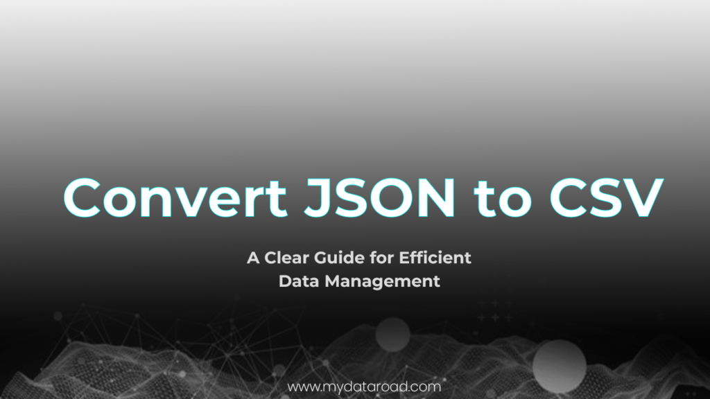 Convert JSON to CSV